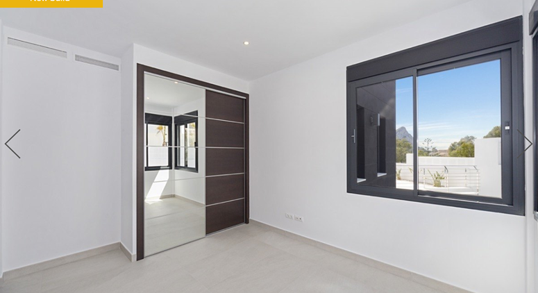 Modern luxury villa newly built with sea views in Les Bassetes Calpe